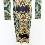 Alice + Olivia Womens Dress Size 0 Delora Printed Baroque Glam Maximalist Luxe Photo 4