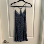 Victoria's Secret Victoria’s Secret Lace Trim Slip Chemise Blue Small Photo 3