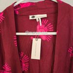 Anthropologie Floreat Embroidered Kimono Robe Photo 5