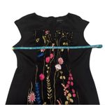 Connected Apparel Women’s  Embroidered Black Dress. Sz 12. EUC Photo 3