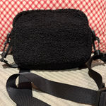 PINK - Victoria's Secret  Black Sherpa Crossbody Bag Photo 0