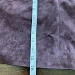 BLANK NYC Leather Suede Burgundy Red Mini Skirt Side Slit Size 31 Photo 9