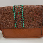 Sam & Hadley Crossbody Bag Adjustable Strap NWT Vegan Leather New Brown Photo 0