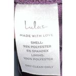 Lulus Party Girl Plum Velvet Burnout Flocked Bodycon Mini Dress Size Medium Y2K Photo 10