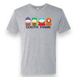Next Level Apparel South Park 8-Bit Characters Tri-Blend T-Shirt Photo 0