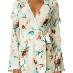 Stone Cold Fox Stone Cold Fox Giselle Floral Robe Mini Dress Size 1 Photo 0