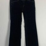 White House | Black Market WHBM Noir Denim Dark Wash Trouser Leg Lightweight Jeans Size 8 Regular Photo 0