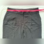 Theory Black Pleat Front Twill Wide Leg Pants 8 Photo 9