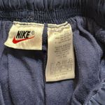 Nike Vtg 90s ladies navy blue cotton athletic lounge pants size 24”medium Photo 9