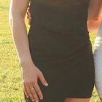 Amazon Black Asymmetrical Body Con Mini Dress Photo 0