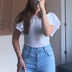 ZARA Ruffled Sleeve Bodysuit Photo 2