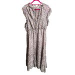 BB Dakota Sleeveless Maxi Blue Ditsy Floral Ruffle Tiered Dress XXL Prairie Photo 1