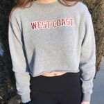 Brandy Melville Grey Cropped Sweater Photo 0