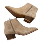 Michael Shannon Lesley Tan Beige Leather Bootie Heels Size 11 Women’s New Photo 1