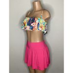 La Blanca New.  floral skirted bikini. Large. Retails $169 Photo 2