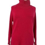 Banana Republic  Sweater Turtleneck Tie Side Hot Pink Fuchsia Women’s Size XL Photo 0