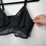 Aerie black lace strappy bralette size XL Photo 2