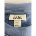 NWT ANA A New Approach‎ Light Blue Sweatshirt Paisley Design XXL Photo 4