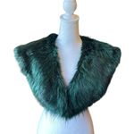 Adrienne Landau Green Cape With Faux Fur Collar Womens Size 1X NWT Photo 7