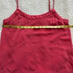 Silk Y2K Spaghetti Strap Cami Dainty Crochet Fairycore Rosey Pink Sz S Photo 3