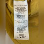 Calvin Klein Jeans Calvin Klein Bright Yellow Logo Sweatshirt Cotton Cropped Long Sleeve Tee Size M Photo 9