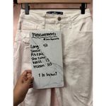 Abercrombie & Fitch Hollister ULTRA‎ HIGH RISE DAD JEAN White Size 3R Distress Rips Photo 7