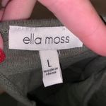 Ella Moss  green lace keyhole short sleeve top Photo 8