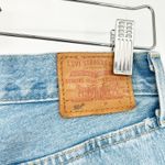 Levi's 501 Womens Button Fly High Rise Distressed Cut Off Denim Jean Shorts 29 Photo 4