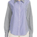 Solid & Striped  Blue and Green Striped Shirt Photo 0