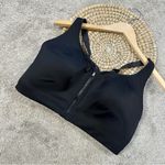 Athleta Women’s Advance Zip Front Sports Bra B-DD High Impact in Black Size 40DD Photo 3