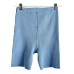 Roma  Blue Rib Knit Bike Shorts Size S Photo 0