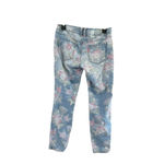 Juniors Grane Floral Ankle Jeans Size 5 Blue Pink Photo 3