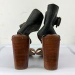 Free People Jeffrey Campbell x Heels Sz 7.5 Army Green Ankle Buckle Strap Photo 13