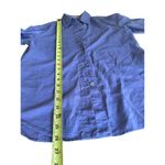 Anne Klein  Button-Down Long Sleeve Blouse Purple Women's Medium LIghtweight Photo 5