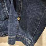 Gloria Vanderbilt Denim Blazer Jacket Womens Size M Blue Button Front Collared Photo 3