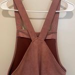 Pink Overall Dress Size M Photo 4