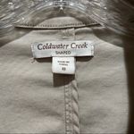 Coldwater Creek Shaped Blazer Jacket Cream Tan Size 10 Photo 4