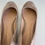 Gianvito Rossi  Suede Ankle-Wrap Ballerina Flat, Light Gray Photo 15