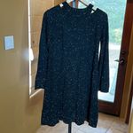Loft Black sweater dress with cut out detail at neckline/ shoulder Sz Small NWT Photo 8