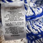 Loft Womens Maui Blue Textured Stripe knit Racerback Halter Sweater|Sz:L-Petite Photo 10