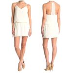 Haute Hippie Dress Women Medium Ivory Swan White Mirage Strappy Back Micro Mini Photo 1