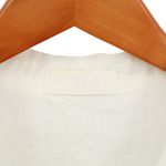 CP Shades  Mia Short Sleeve White Linen Button Front Shirt M Photo 3