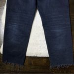 Banana Republic  Premium Denim High-Rise Straight Leg Frayed Hem Cutoff Jeans Photo 9