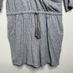AnyBody Loungewear Romper Women’s Size Medium Heather Gray Surplice Comfy Photo 1