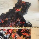 Foxiedox Boston Proper Red Black Lace Floral One Shoulder Mini Dress Size 12 Photo 11