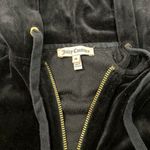 Juicy Couture women's black zipup sweater size medium vintage condition check Photo 2