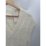 Arden J Women Cream Fuzzy Deep V Photo 2