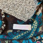 Euro 100% Silk Flowy Top Size M Photo 3