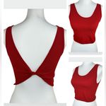 Urban Outfitters Out From Under Twist Back Red Orange Cropped Top XL/XXL Photo 1