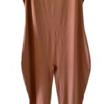 SKIMS  All-In-One Mock Neck Sleeveless  Zipper Back Closure Caramel SZ 4X #1474 Photo 2